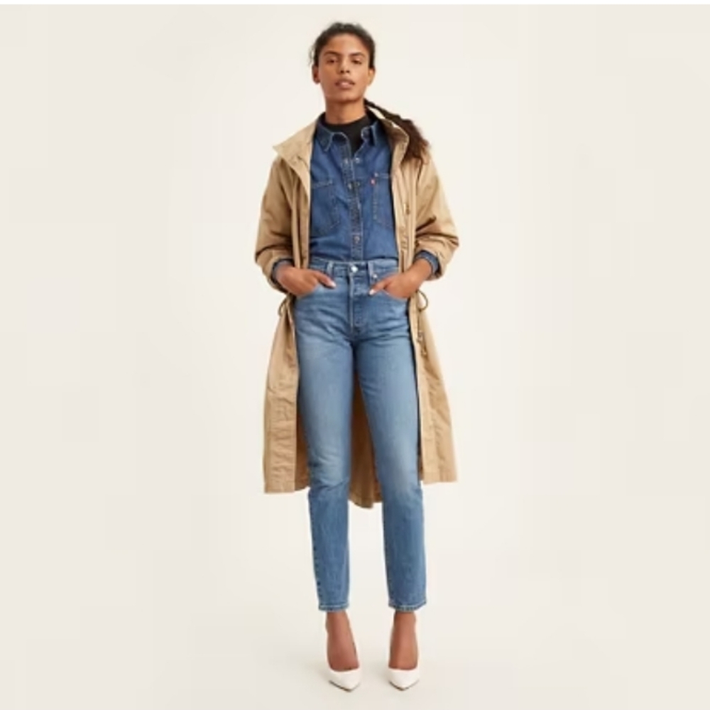 Levi's 501 original non stretch jeans
